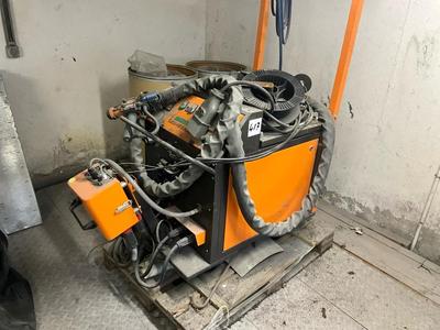 Overview picture of 2013 OSU-Hessler VDE0542 automatic metallisation spray